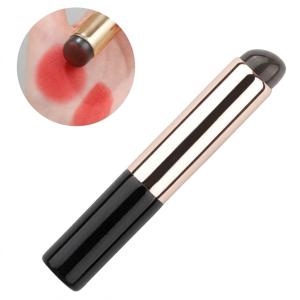 Silicone Makeup Brush, Silicone Lip Brush (Pack of 1 )Black.