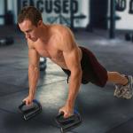 Push up Bar Dip Stand (Multicolor, 1 Pair)