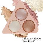 3 in 1 Matte Face Blusher Palette 1 Pcs