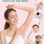 Rose Natural Pink Hard Beans (Bottle) strapless no pain bikini Wax (Pack of 1).