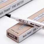 FINE SKETCH LIQUID EYEBROW PEN Brown 1PCS