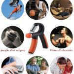 Hand Gripper Forearm Exercise Equipment - Hand Gripper 5 to 60 kg with Counter | Adjustable Hand gripper.