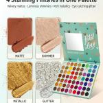 Color 63 Color Shimmery Finish Pressed Pigment Eyeshadow Palette (Multicolor, 69.5 g)