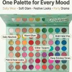 Color 63 Color Shimmery Finish Pressed Pigment Eyeshadow Palette (Multicolor, 69.5 g)