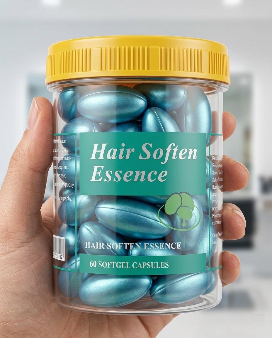 Professional Hair Use 60 Soft gel Capsules Hair Serum (96 ml)