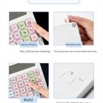 Desktop Big Calculator Writing Pad, 12-Digit Electronic with LCD Writing Tablet & Stylus Pen, Notepad Drawing Board..