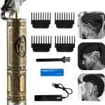 Vintage T9 Trimmer Men Beard Trimmer, Professional Hair Clipper, Adjustable Blade Clipper,