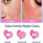 Lip & Cheek Color Changing Blush Warm Change Blush Pink 1 Pcs