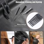 Stylish Women Black Plastic Hair Combs Set (10 Piece).
