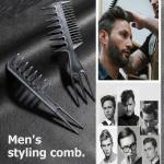 Stylish Women Black Plastic Hair Combs Set (10 Piece).