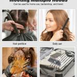 Stylish Women Black Plastic Hair Combs Set (10 Piece).