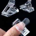 Clips for Poly gel, Nail Extension Gel Quick Building Nail Tips Clip (pack of 10).