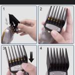 Premium Hair Clipper Guide Comb Set – 3 Sizes.