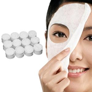 Compressed Facial Coin Face Mask Compressed Facial Whitening Tablet Face Mask Women and Girls ( 50 Coin).