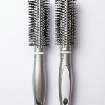 Hair Curling Roller Round Comb Brush (Pack of 2).