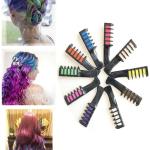 Hair Color Comb-Non Toxic Washable Hair Color Comb for Party Cosplay DIY (12Colors)
