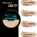 OCEAN BEAUTY Waterproof Full Coverage 2in1 Oil Control Loose Dry Compact Face Powder 1 Pcs