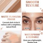 8-Shade High Coverage Concealer Palette (Pack of 1)..