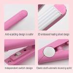 Mini Electronic Hair Crimper and Curler - Multicolor( Pack of 1).