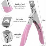 Nail Tip Cutter for Adults - Professional Clipper Nailcutter - Random Colour (Pack Of 1).