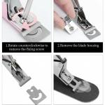 Nail Tip Cutter for Adults - Professional Clipper Nailcutter - Random Colour (Pack Of 1).