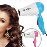 Professional Mini Hair Dryer, 1000 Watts, Multicolor( Pack of 1).