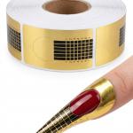 Poly Nail Gel Nail Forms Nail Extension Tips Guide Paper( 100 Sticker Roll) Pack of 1