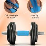 Muscle Growth Easily Attachable to Any Barbell, Dumbbell Grips Pack of 1