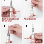 Nail Drill Machine Portable Rechargeable nail Care Kit Electric Nail Drill Pen  1 Pcs