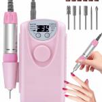 Nail Drill Machine Portable Rechargeable nail Care Kit Electric Nail Drill Pen  1 Pcs