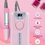 Nail Drill Machine Portable Rechargeable nail Care Kit Electric Nail Drill Pen  1 Pcs