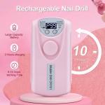 Nail Drill Machine Portable Rechargeable nail Care Kit Electric Nail Drill Pen  1 Pcs