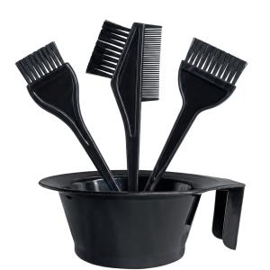 Hair Coloring Dyeing Kit Brush with Bowl 4 set