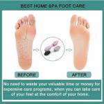 4 In 1 Foot Pedicure Brush Foot File (Multicolor)