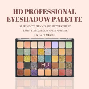 40 Color Fashion Eyeshadow Palette For Professional Make Up (Pack Of 1).
