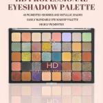 40 Color Fashion Eyeshadow Palette For Professional Make Up (Pack Of 1).