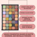 40 Color Fashion Eyeshadow Palette For Professional Make Up (Pack Of 1).