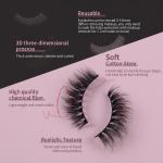 Handmade 3D Eyelashes NATURAL Set Of 10