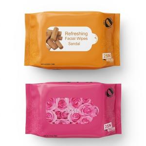 Refreshing Wipes / Face Wipes / Facial Tissue Pack of 2