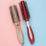 Hair Curling Roller Round Comb Brush paçk of 2