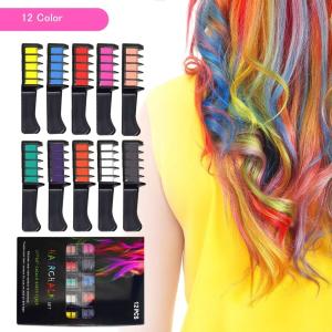 12 Hair Color for Girls Temporary Hair Color Dye for Kids, Comb, Gifts For Girls