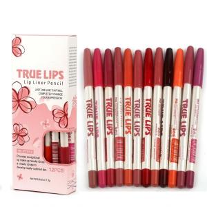 Lip Liner Pencil (Pack of 12)Multicolor.