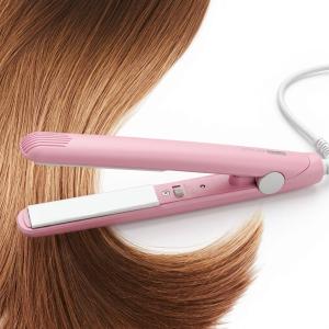 Mini Electronic Hair Crimper and Curler - Multicolor( Pack of 1)Pink.