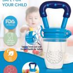 Fruit Feeder for 3 to 12 Months Babies (Pack of 1) Blue