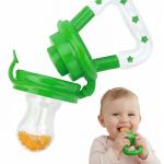 Baby Fruit Feeder for 3 to 12 Months,(Green) 1 Piece.