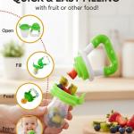 Baby Fruit Feeder for 3 to 12 Months,(Green) 1 Piece.