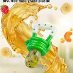 Baby Fruit Feeder for 3 to 12 Months,(Green) 1 Piece.