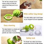 Baby Fruit Feeder for 3 to 12 Months,(Green) 1 Piece.