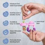 Baby Fruit Feeder for 3 to 12 Months,(Multicolour) 1 Piece.