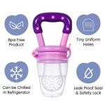 Baby Fruit Feeder for 3 to 12 Months,(Multicolour) 1 Piece.